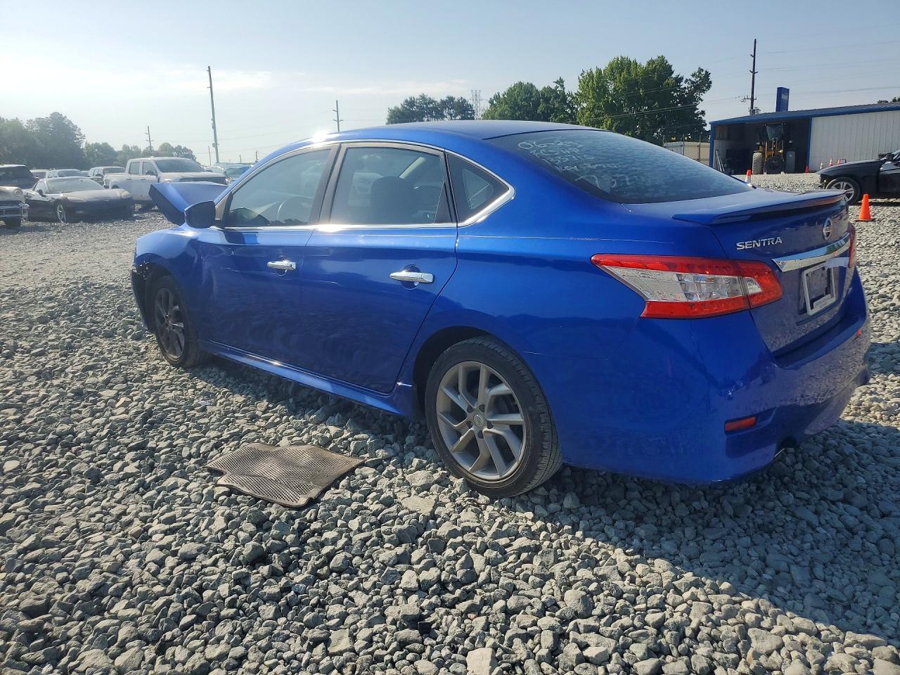 2014 Nissan Sentra Sr Blue vin: 3N1AB7AP7EY317874