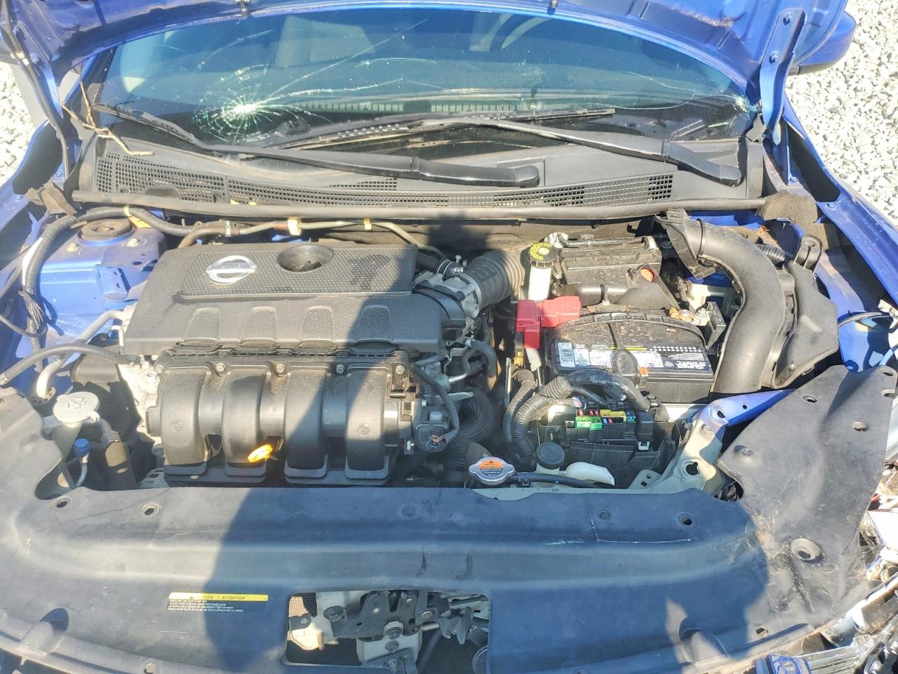 2014 Nissan Sentra Sr Blue vin: 3N1AB7AP7EY317874