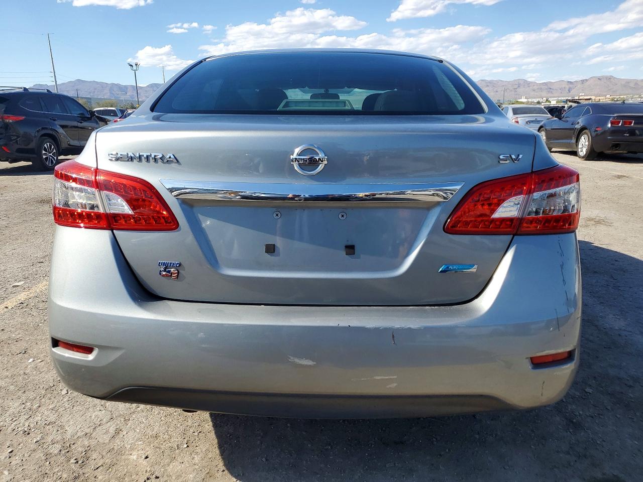 2014 Nissan Sentra Sv Silver vin: 3N1AB7AP7EY318538