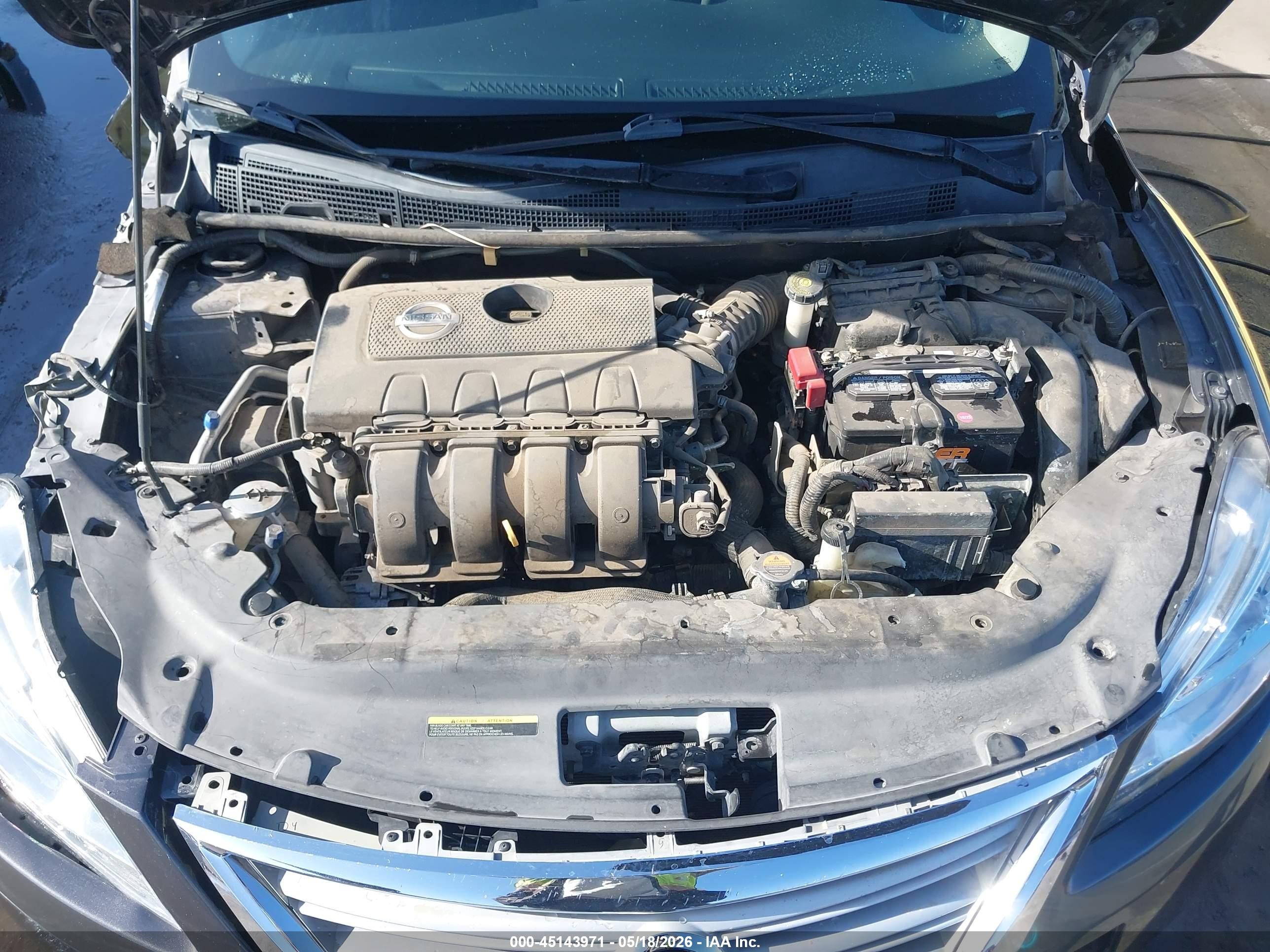 2014 Nissan Sentra Sv Black vin: 3N1AB7AP7EY321519