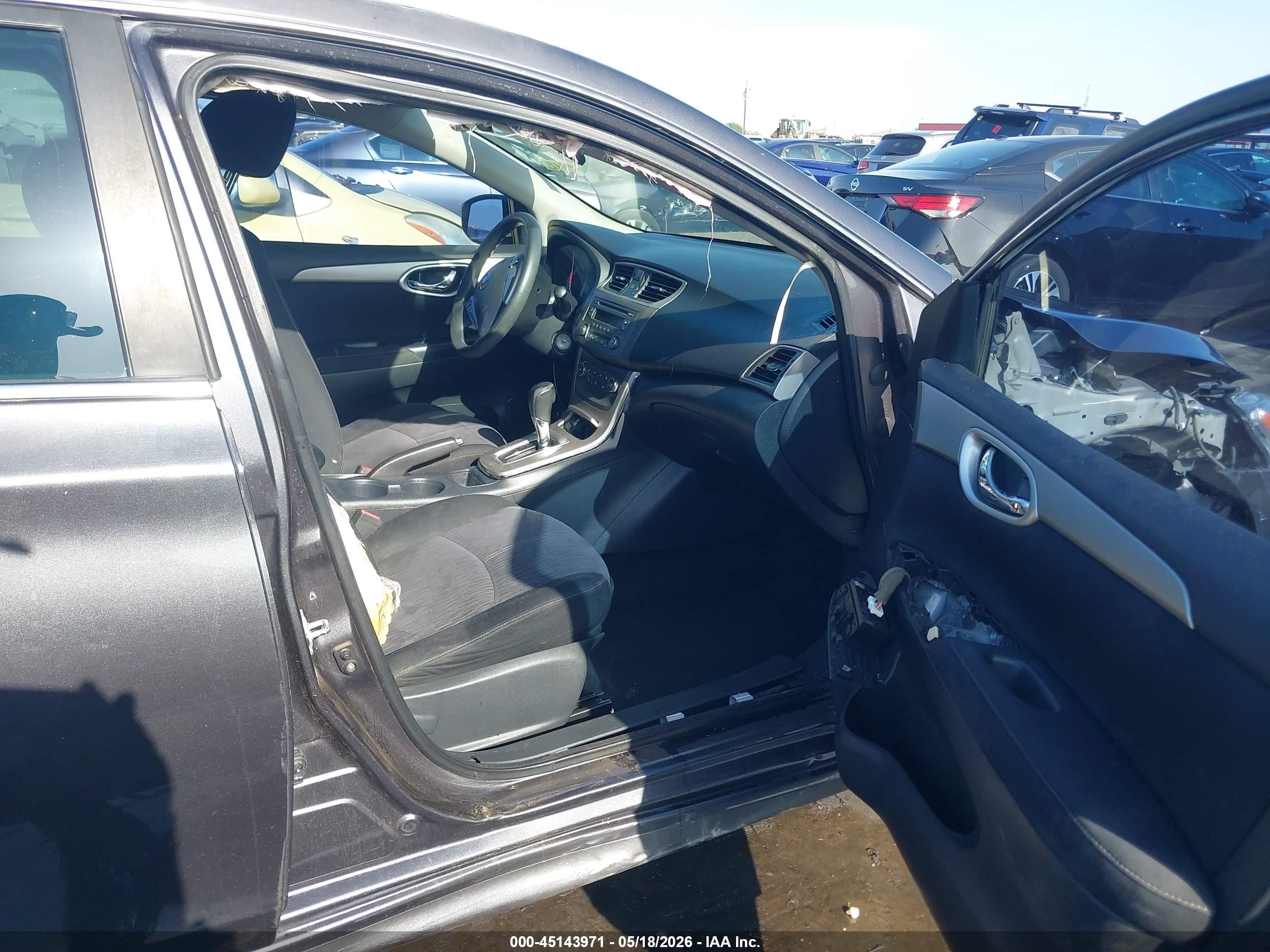 2014 Nissan Sentra Sv Black vin: 3N1AB7AP7EY321519