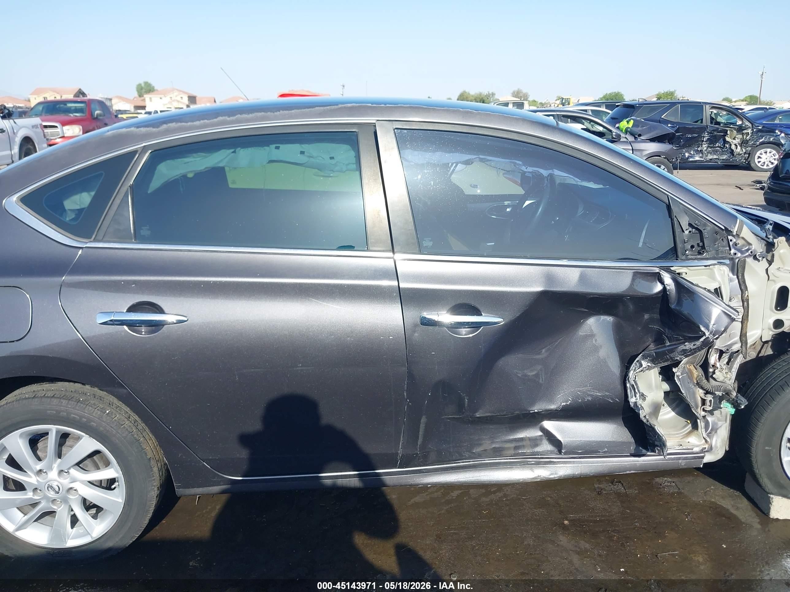 2014 Nissan Sentra Sv Black vin: 3N1AB7AP7EY321519