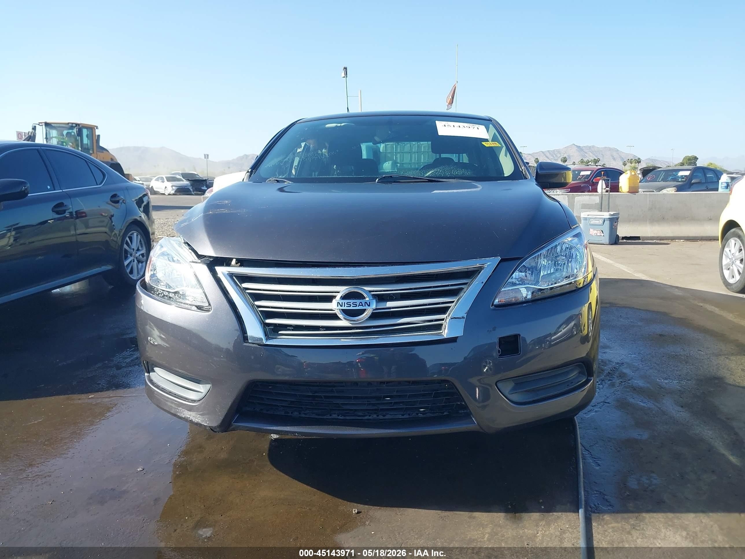 2014 Nissan Sentra Sv Black vin: 3N1AB7AP7EY321519