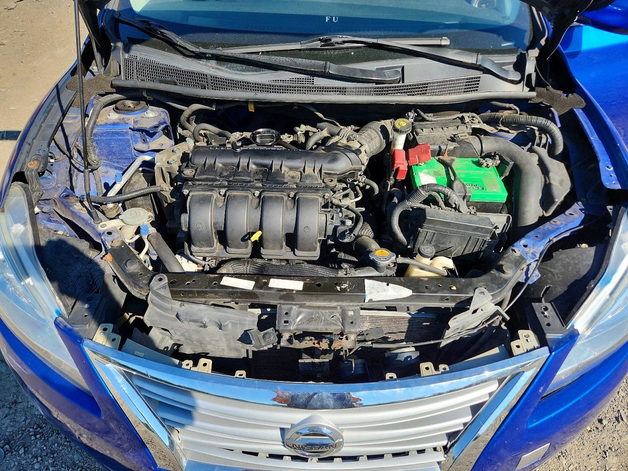 2014 Nissan Sentra Sr Синий vin: 3N1AB7AP7EY322086