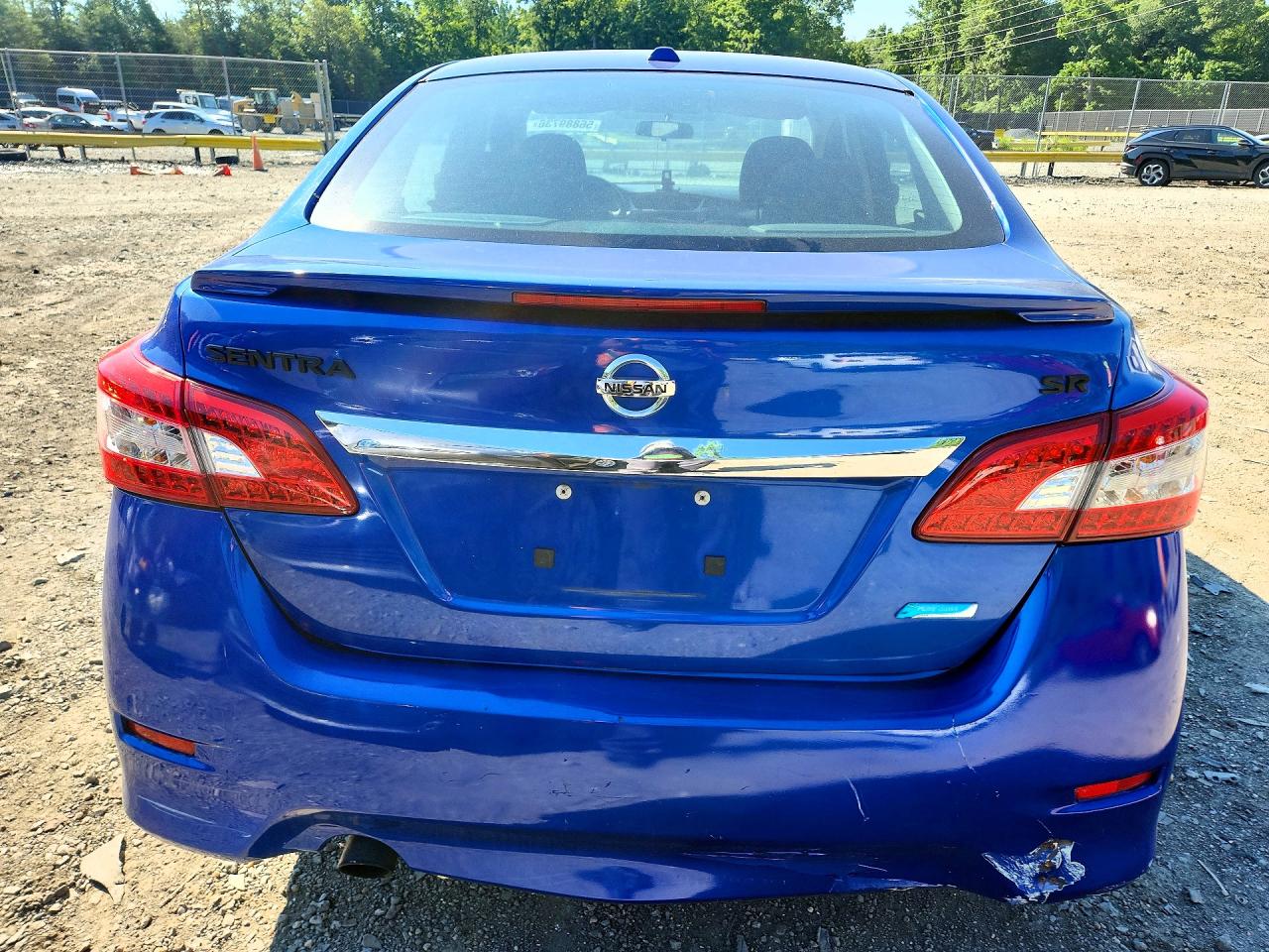 2014 Nissan Sentra Sr Синий vin: 3N1AB7AP7EY322086