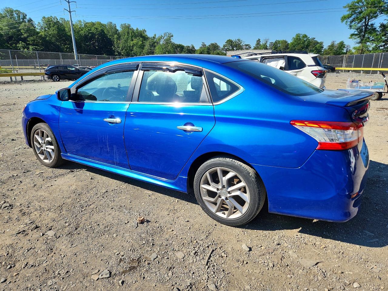2014 Nissan Sentra Sr Синий vin: 3N1AB7AP7EY322086