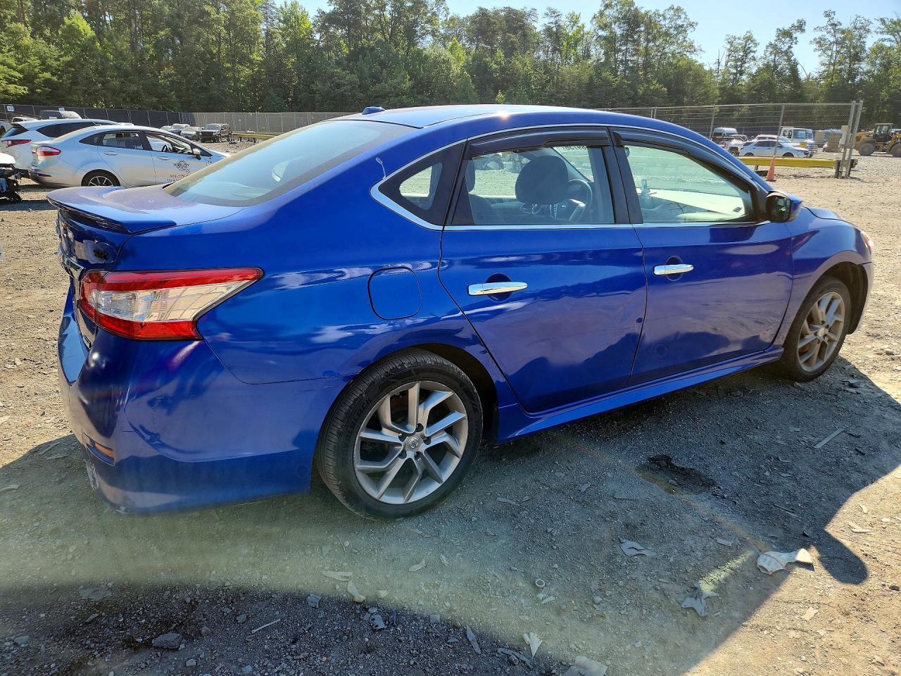 2014 Nissan Sentra Sr Синий vin: 3N1AB7AP7EY322086