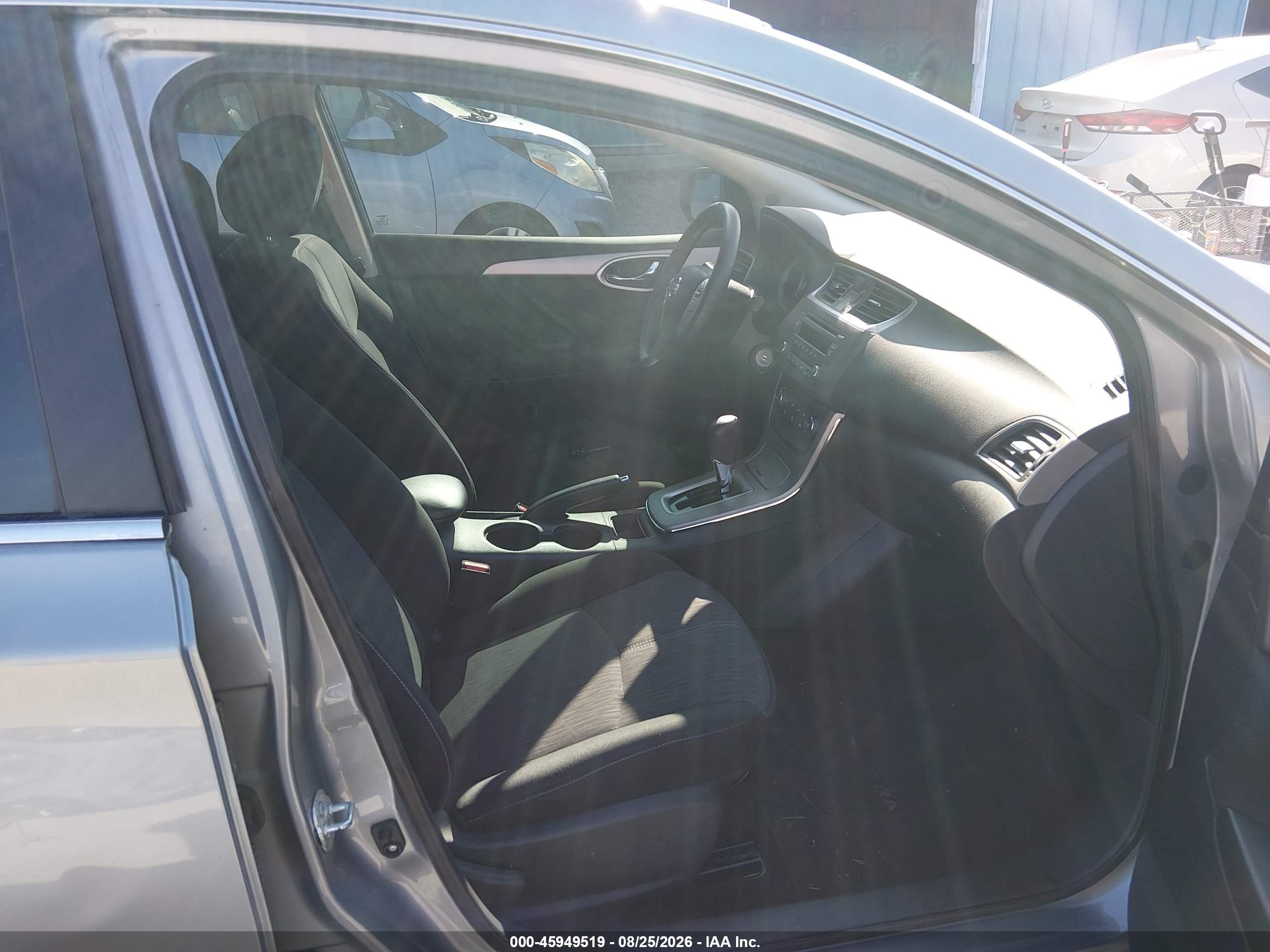 2014 Nissan Sentra Sv Silver vin: 3N1AB7AP7EY333184