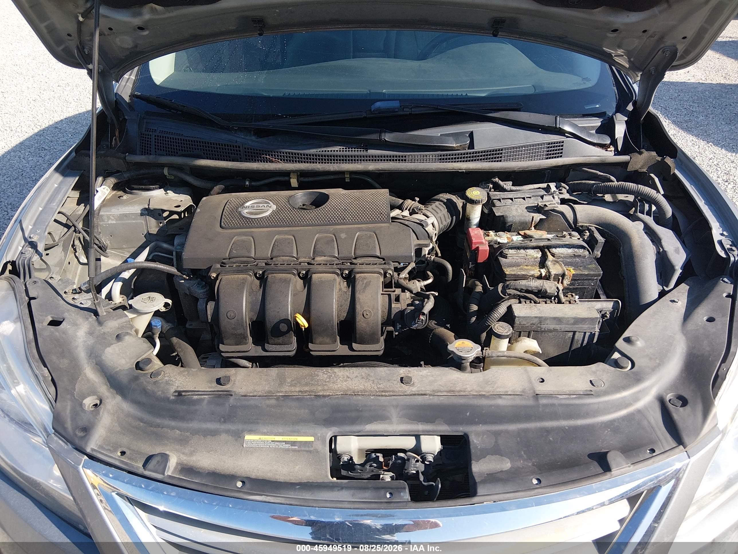 2014 Nissan Sentra Sv Silver vin: 3N1AB7AP7EY333184