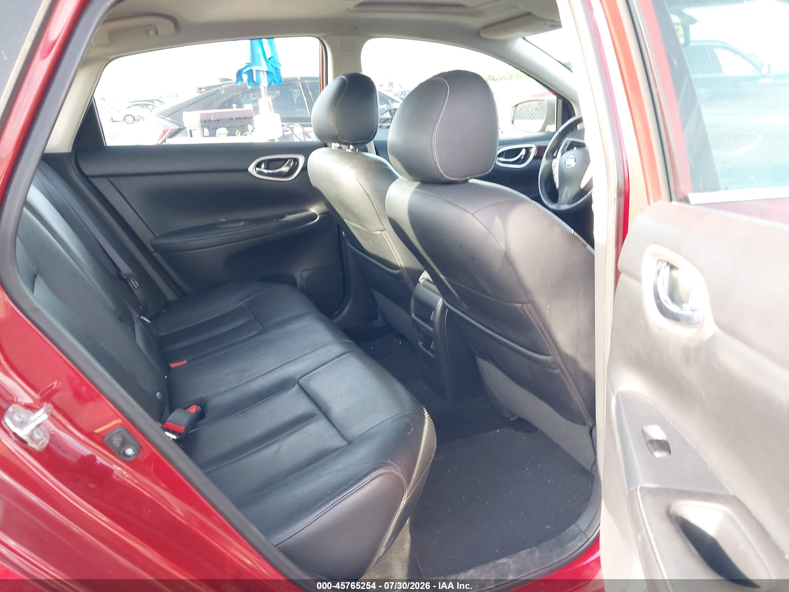 2014 Nissan Sentra Sl Red vin: 3N1AB7AP7EY335873