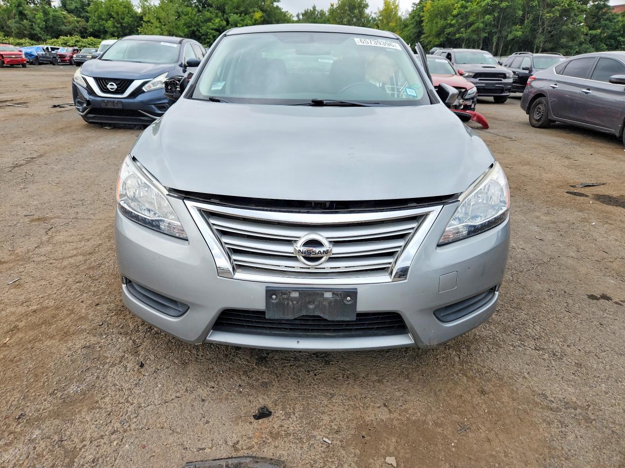 2014 Nissan Sentra Sv Gray vin: 3N1AB7AP7EY338725