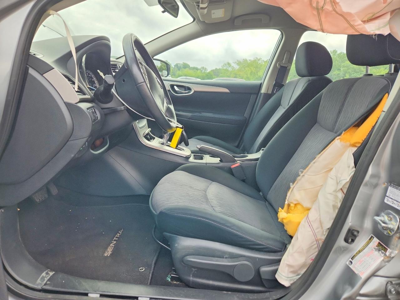 2014 Nissan Sentra Sv Gray vin: 3N1AB7AP7EY338725