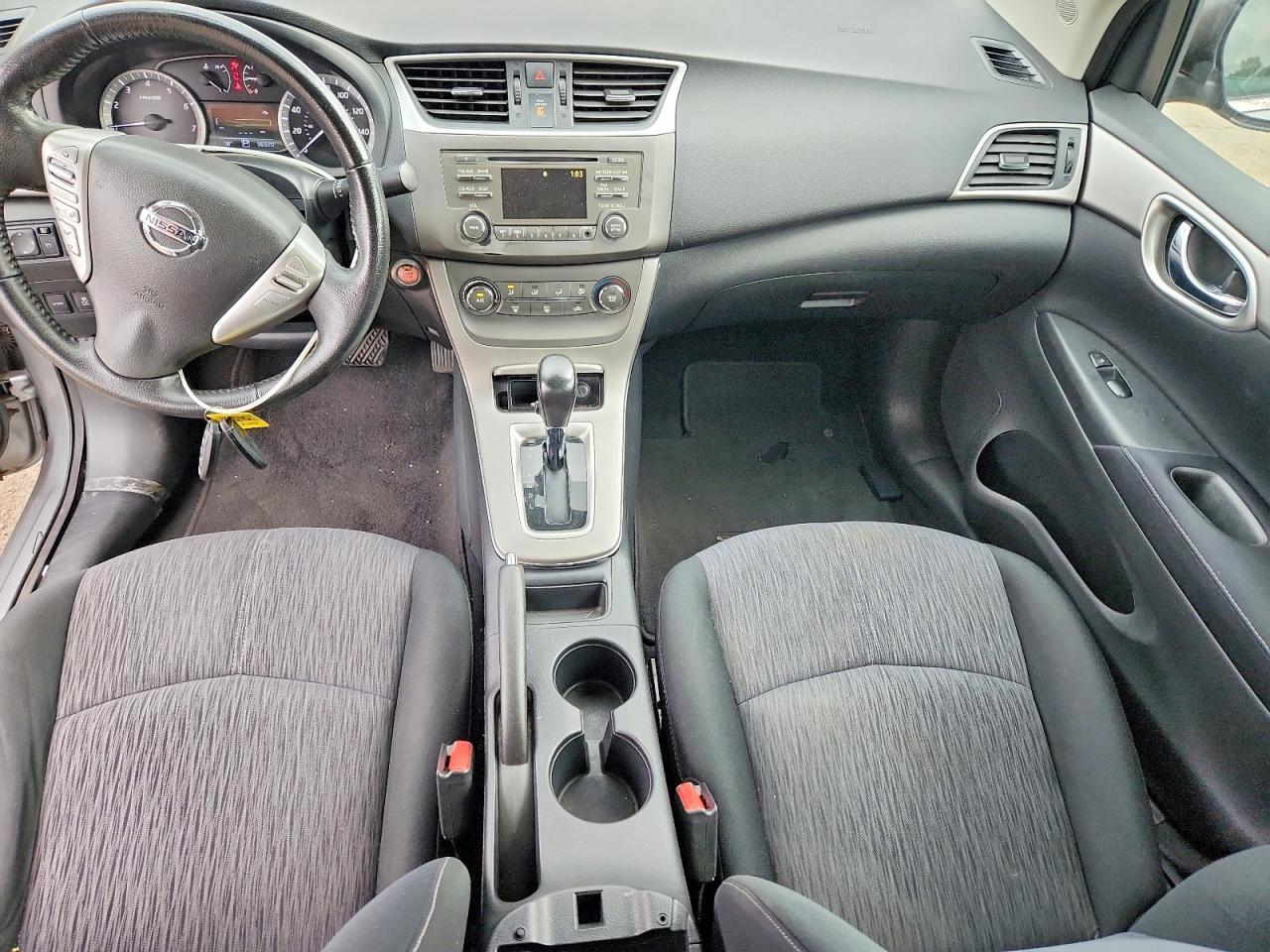 2014 Nissan Sentra Sv Gray vin: 3N1AB7AP7EY338725