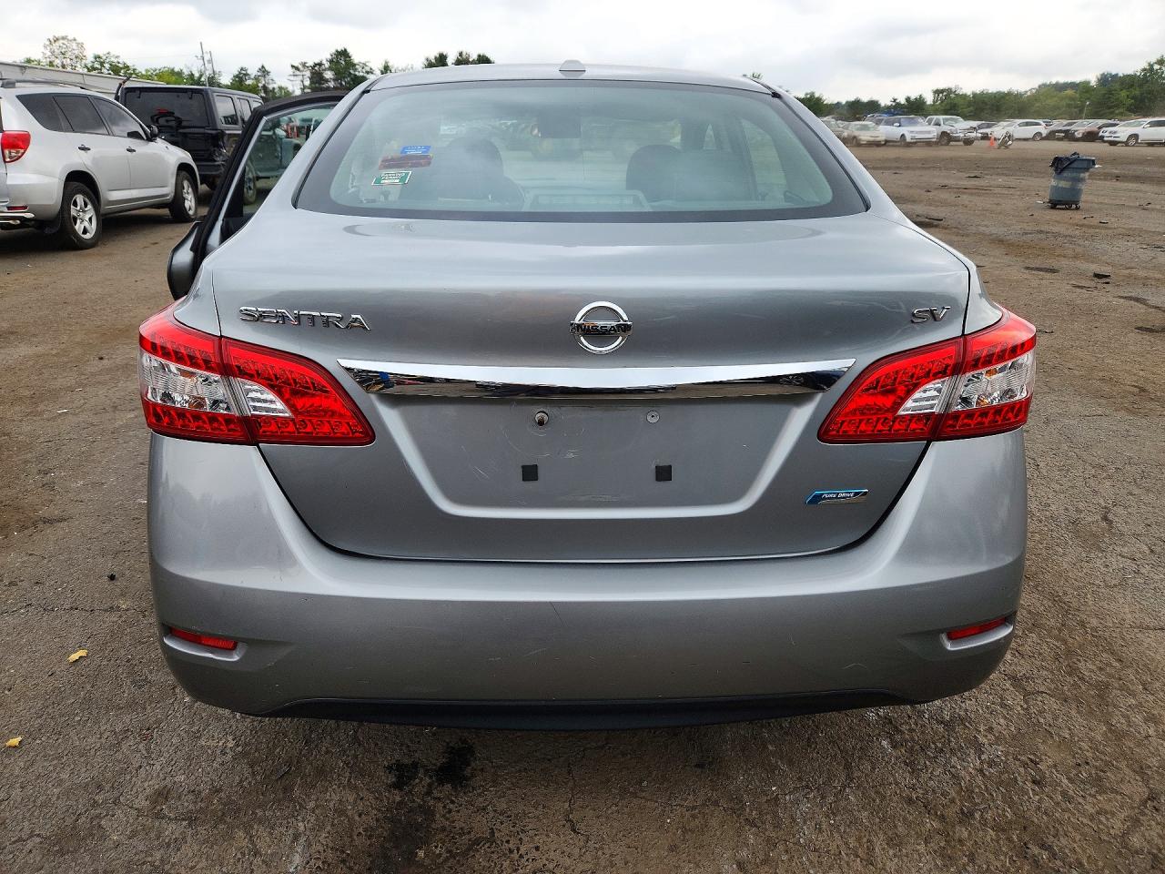 2014 Nissan Sentra Sv Gray vin: 3N1AB7AP7EY338725