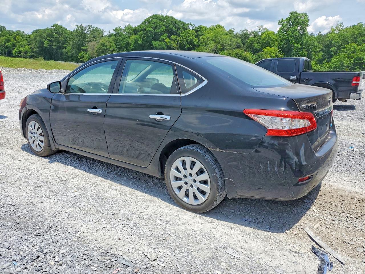 2014 Nissan Sentra Sv Black vin: 3N1AB7AP7EY339163