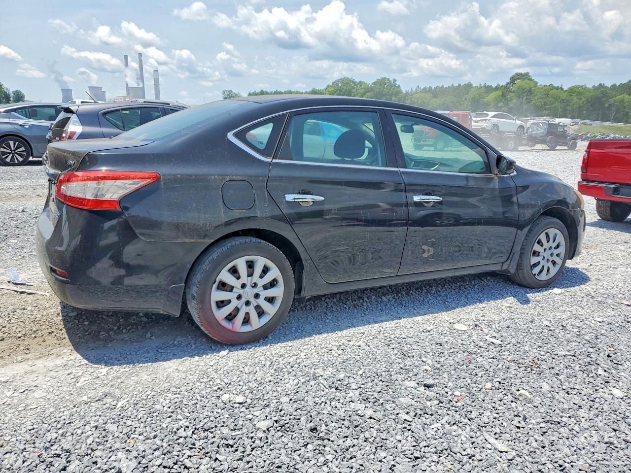2014 Nissan Sentra Sv Black vin: 3N1AB7AP7EY339163