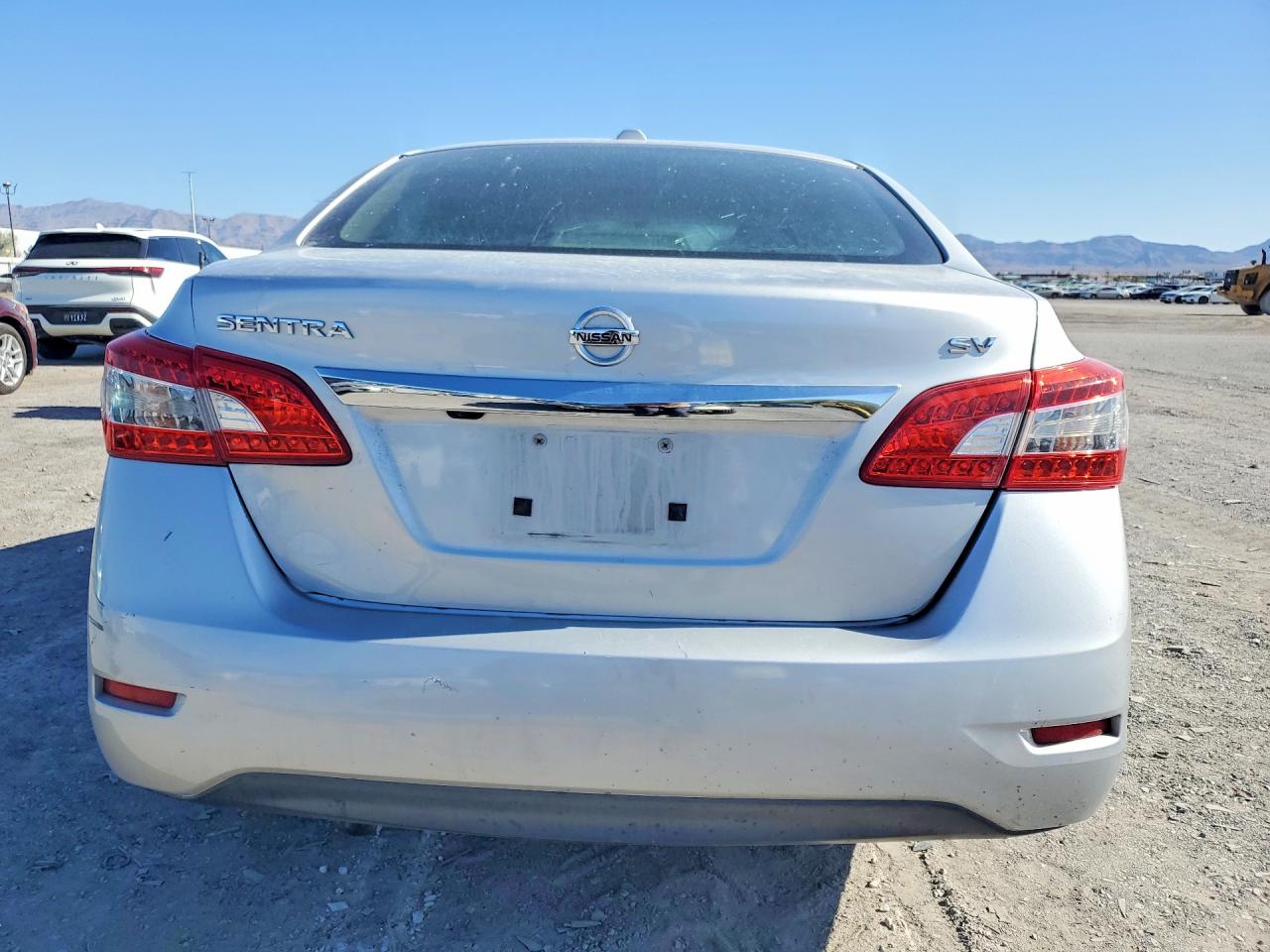 2015 Nissan Sentra Sv Silver vin: 3N1AB7AP7FL632530