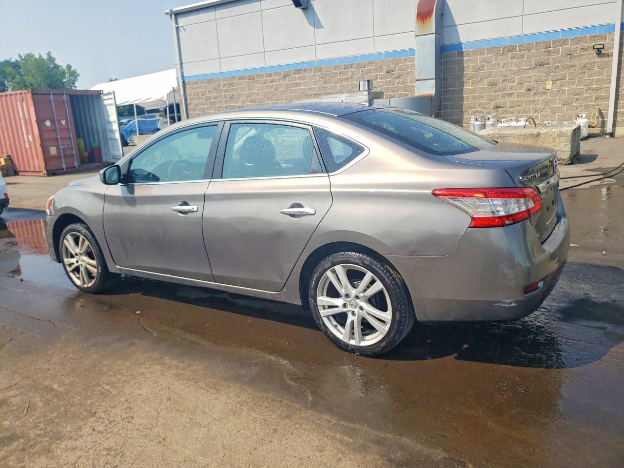 2015 Nissan Sentra Sv Серый vin: 3N1AB7AP7FL635282