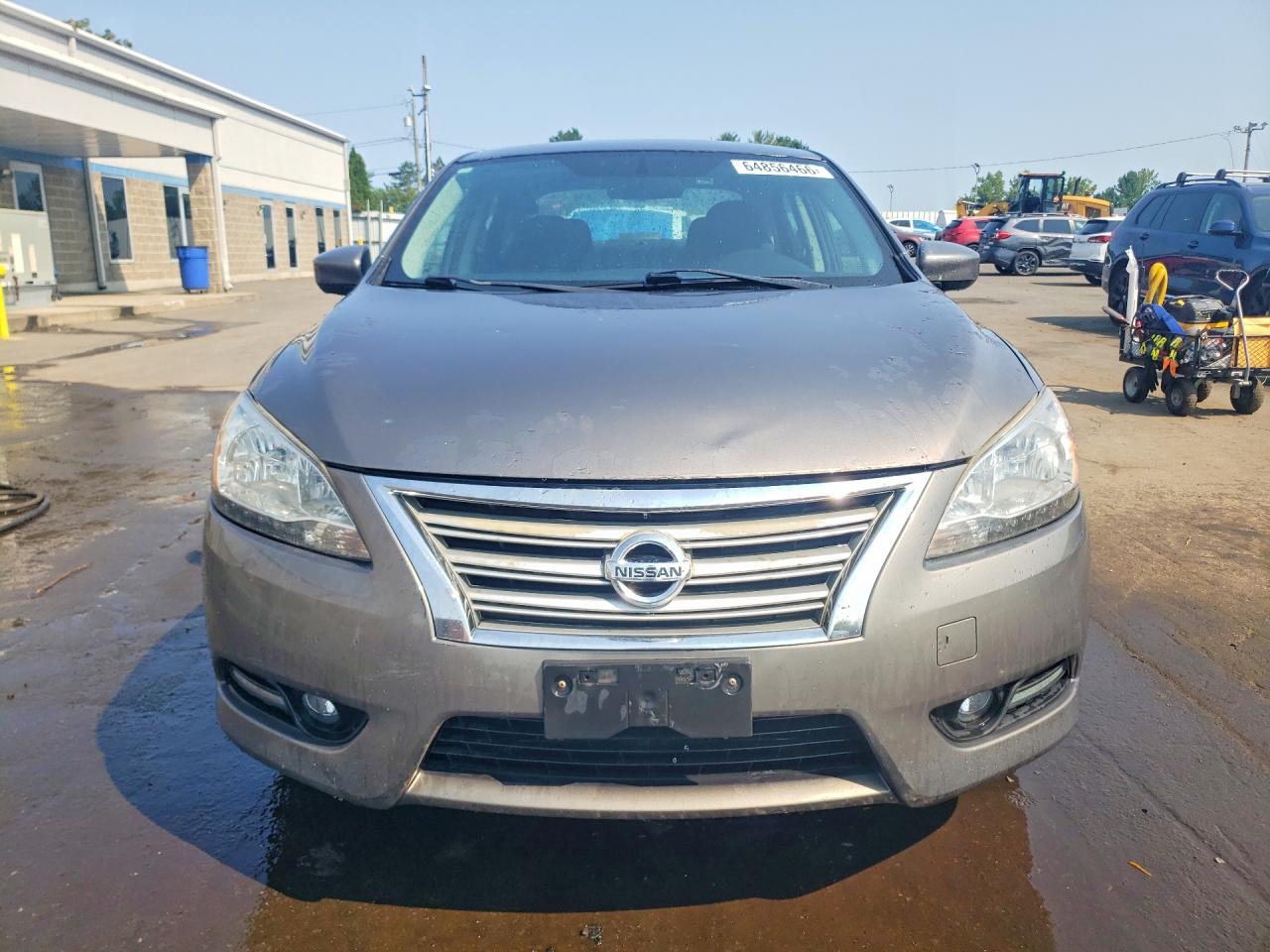 2015 Nissan Sentra Sv Серый vin: 3N1AB7AP7FL635282