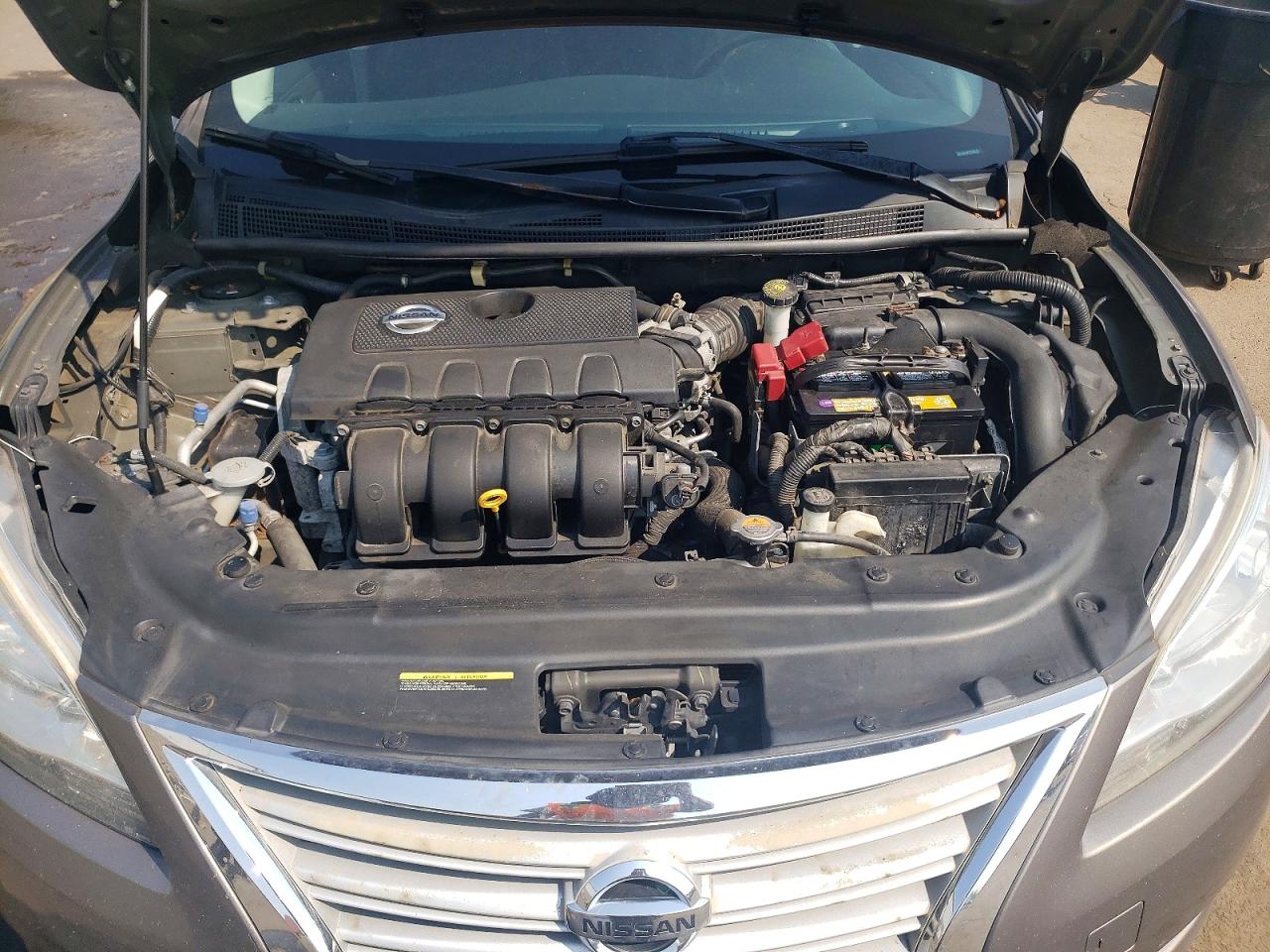 2015 Nissan Sentra Sv Серый vin: 3N1AB7AP7FL635282