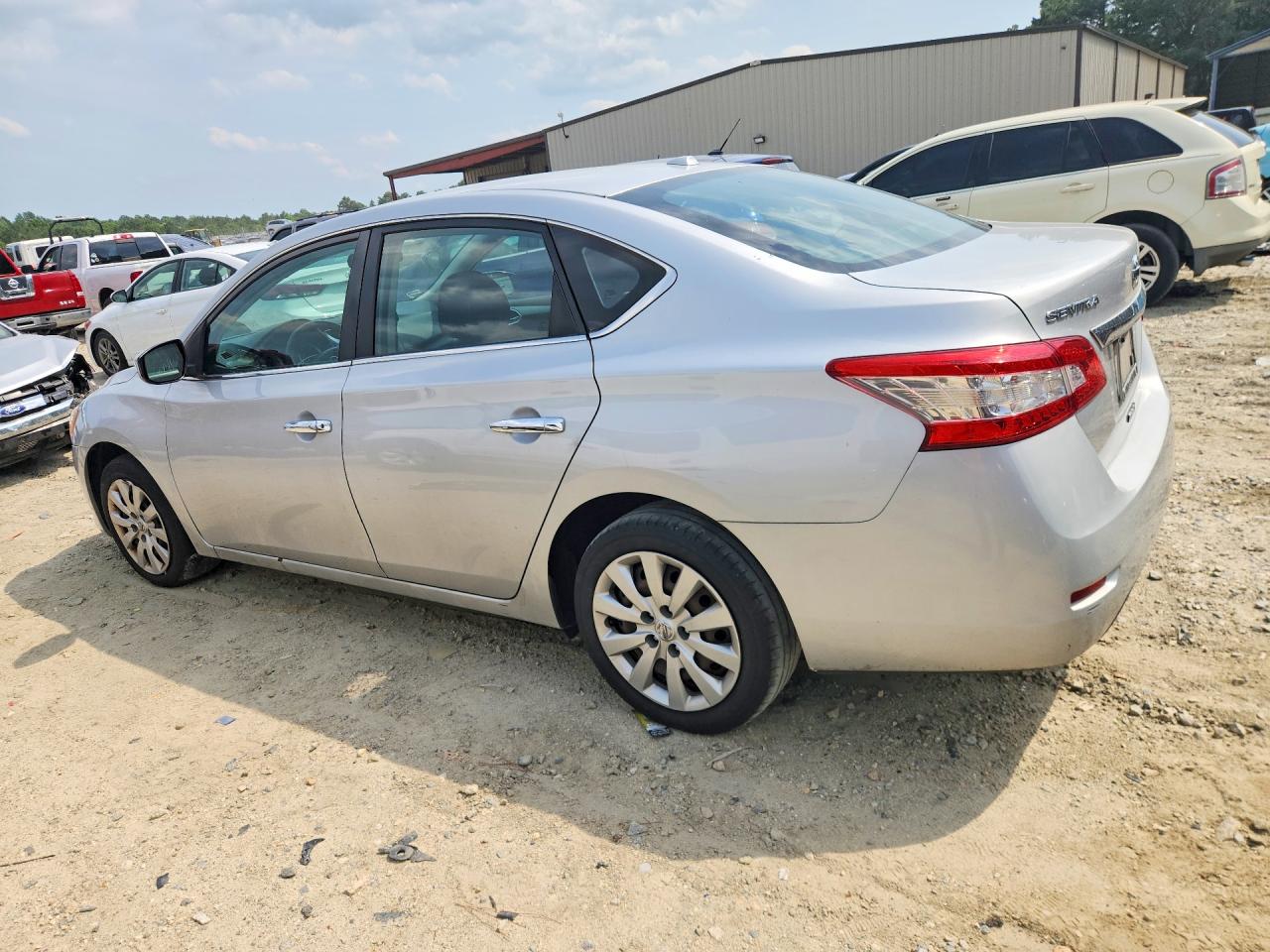 2015 Nissan Sentra Sv Silver vin: 3N1AB7AP7FL643396