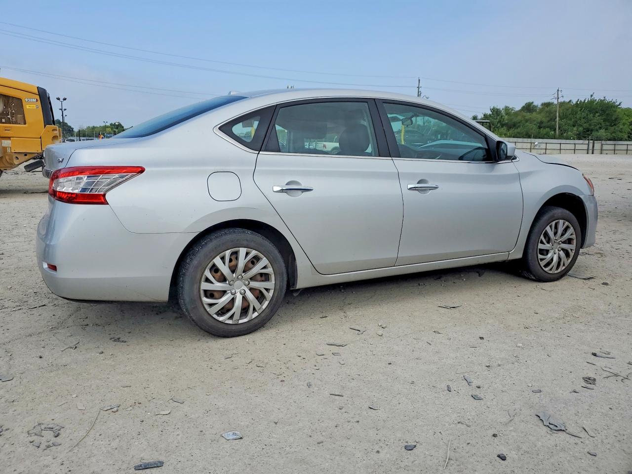 2015 Nissan Sentra Sv Silver vin: 3N1AB7AP7FL647898