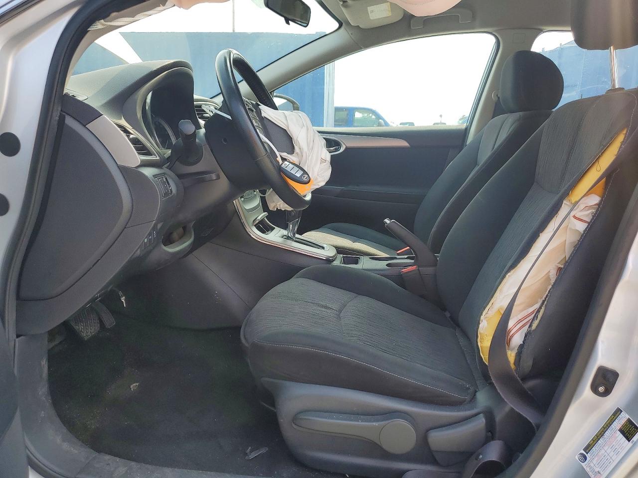 2015 Nissan Sentra Sv Silver vin: 3N1AB7AP7FL647898