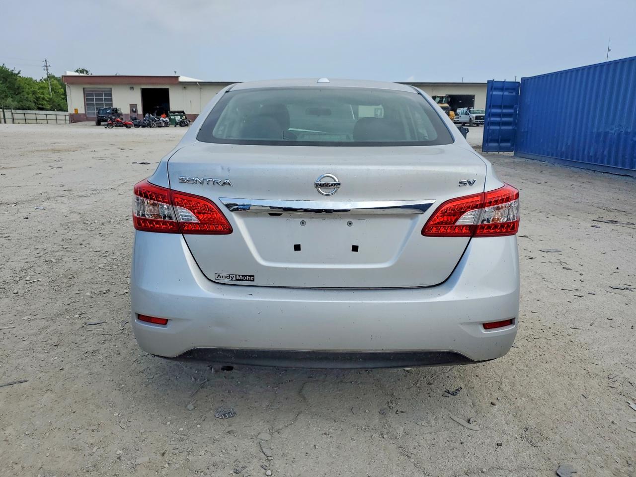 2015 Nissan Sentra Sv Silver vin: 3N1AB7AP7FL647898