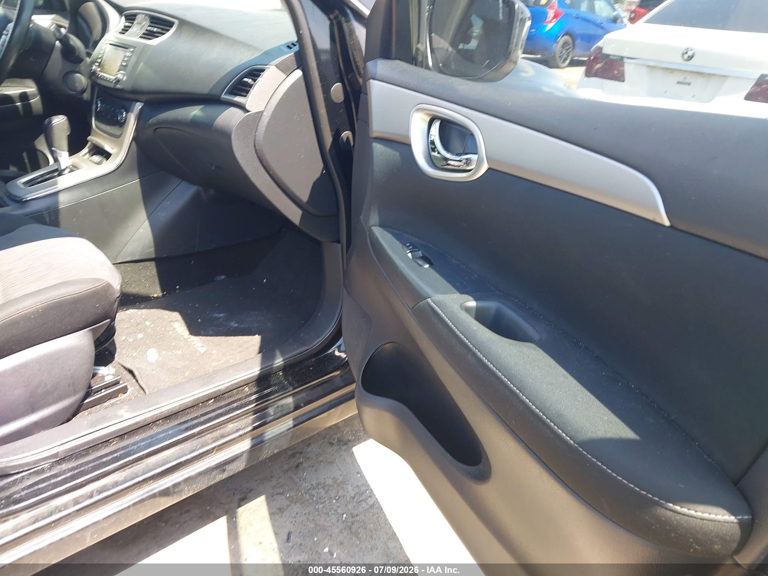 2015 Nissan Sentra Fe+ S/s/sl/sr/sv Черный vin: 3N1AB7AP7FL655614