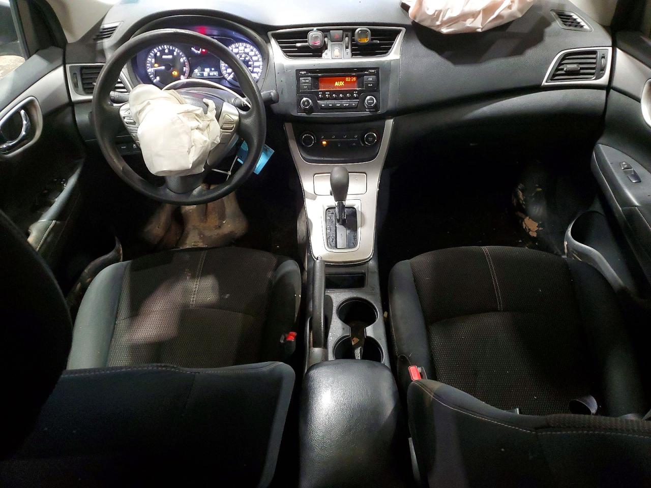 2015 Nissan Sentra S White vin: 3N1AB7AP7FL658156
