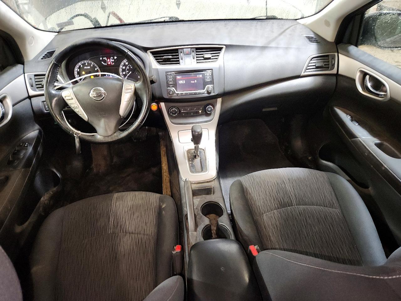 2015 Nissan Sentra Sv Gray vin: 3N1AB7AP7FL658920