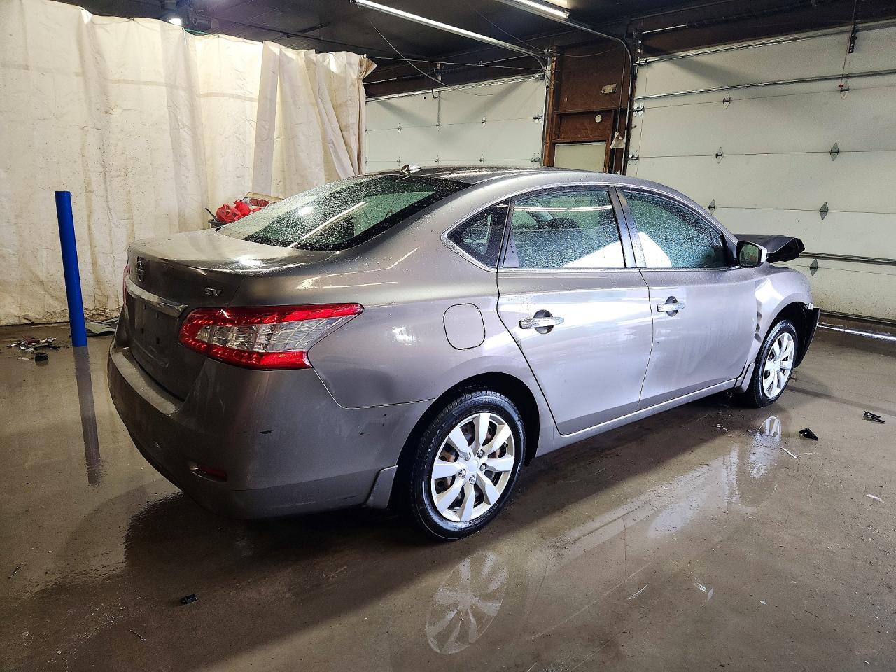 2015 Nissan Sentra Sv Gray vin: 3N1AB7AP7FL658920