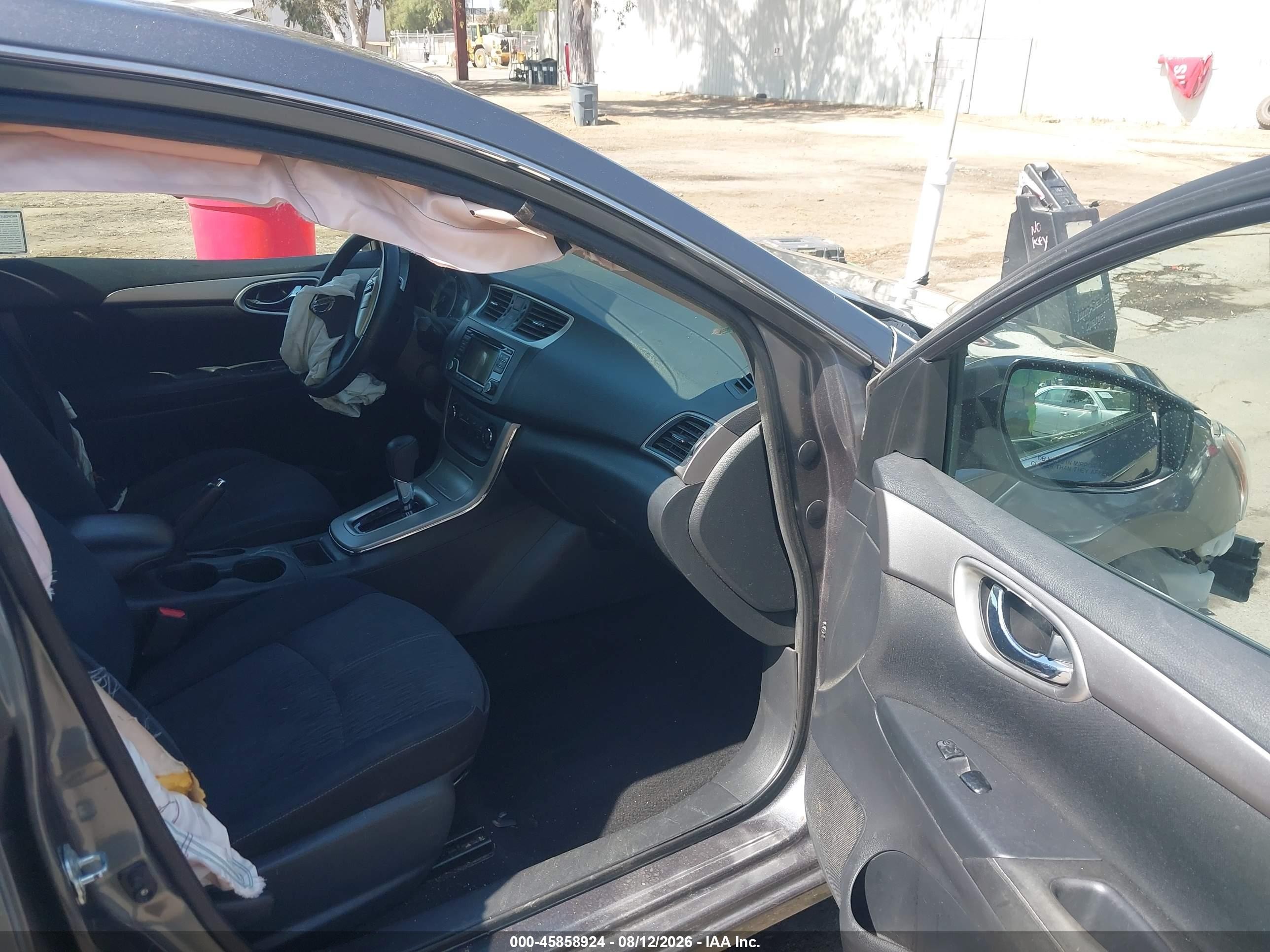 2015 Nissan Sentra Fe+ S/s/sl/sr/sv Gray vin: 3N1AB7AP7FL661350