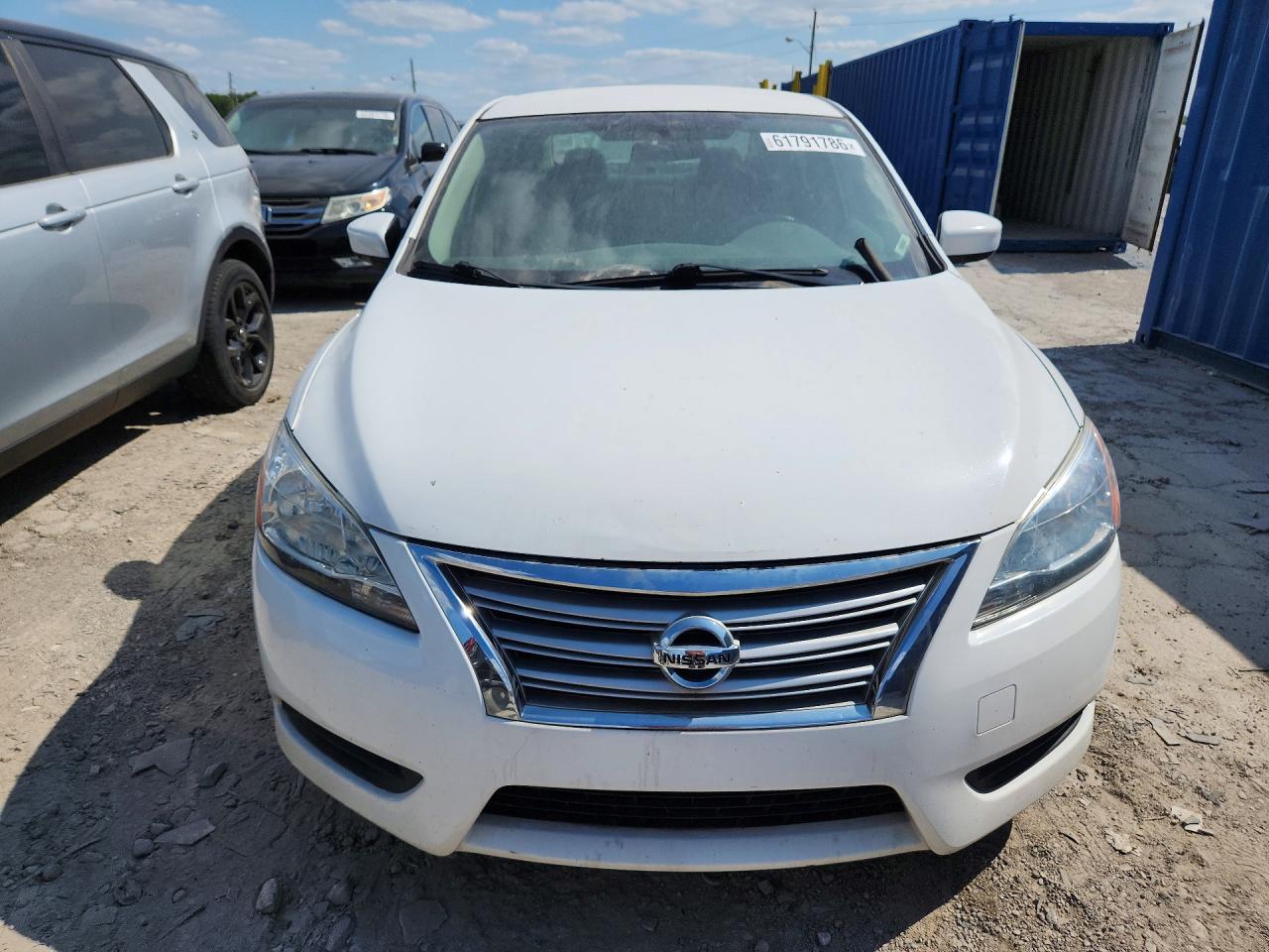 2015 Nissan Sentra Sv White vin: 3N1AB7AP7FL662689