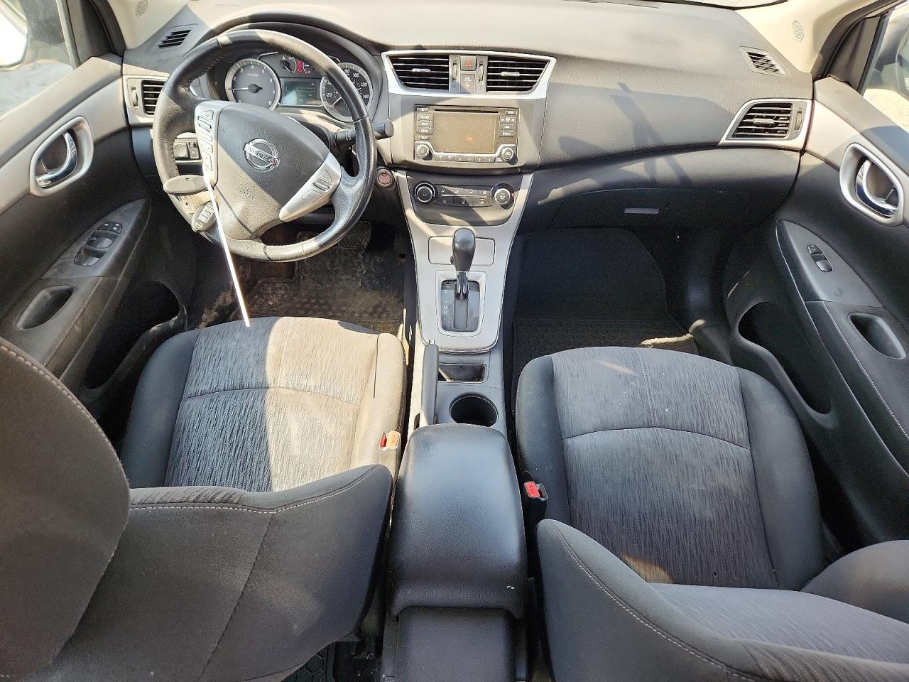 2015 Nissan Sentra Sv White vin: 3N1AB7AP7FL662689
