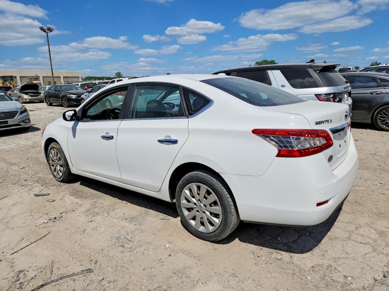 2015 Nissan Sentra Sv White vin: 3N1AB7AP7FL662689