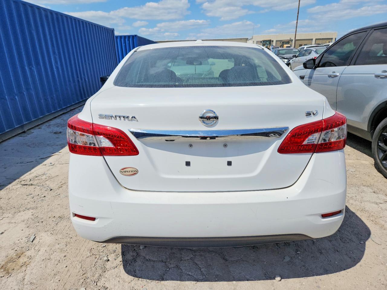 2015 Nissan Sentra Sv White vin: 3N1AB7AP7FL662689