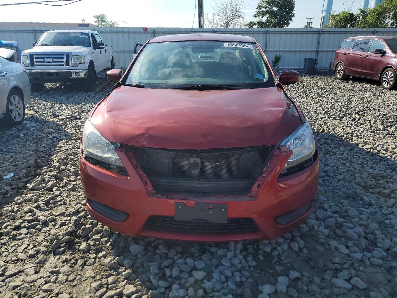2015 Nissan Sentra Sv Бордовый vin: 3N1AB7AP7FL664913