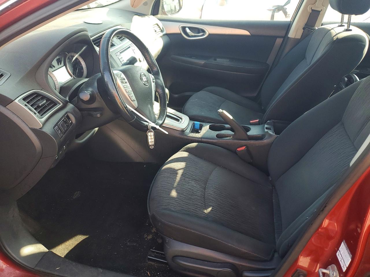 2015 Nissan Sentra Sv Бордовый vin: 3N1AB7AP7FL664913