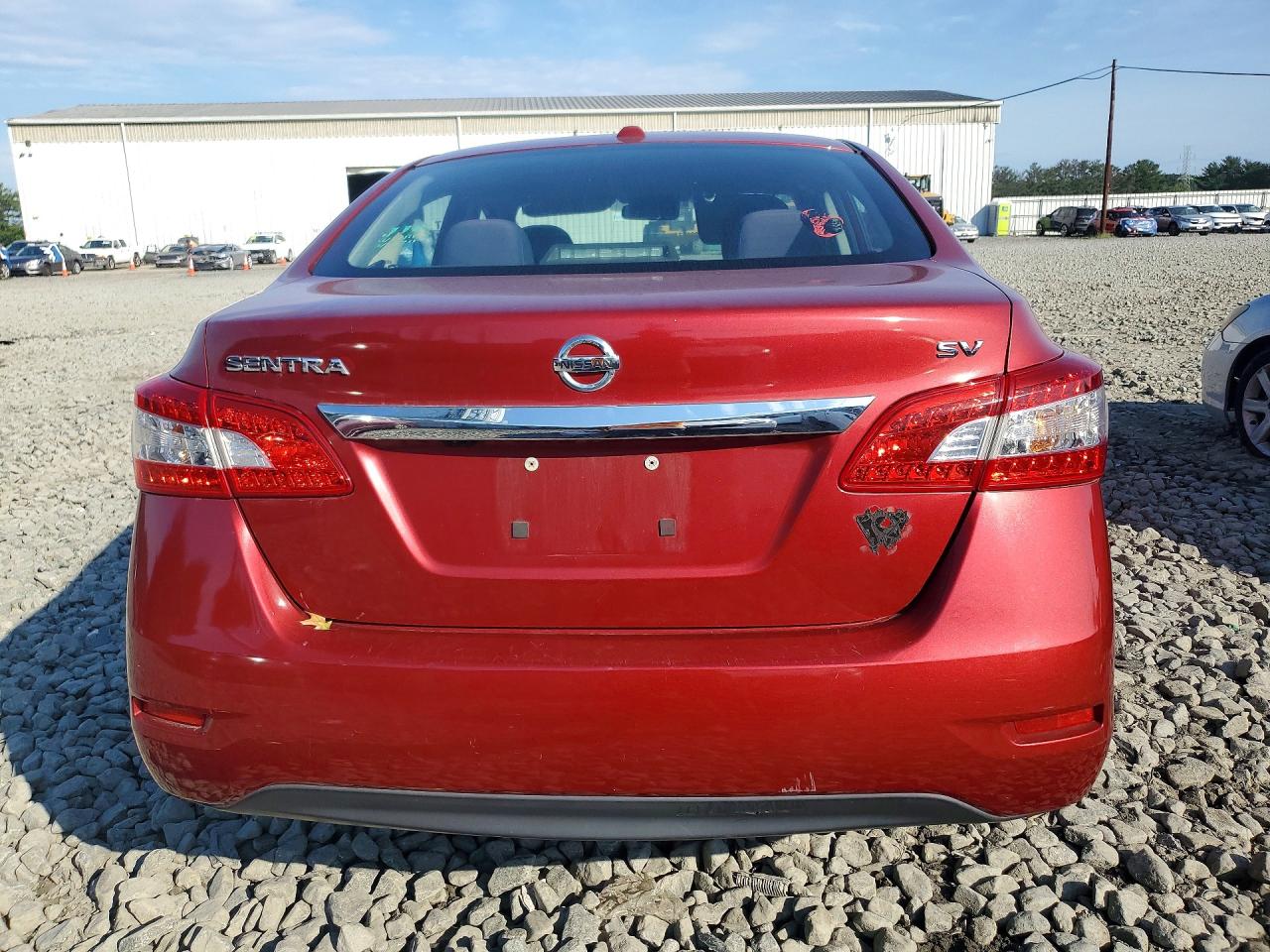 2015 Nissan Sentra Sv Бордовый vin: 3N1AB7AP7FL664913