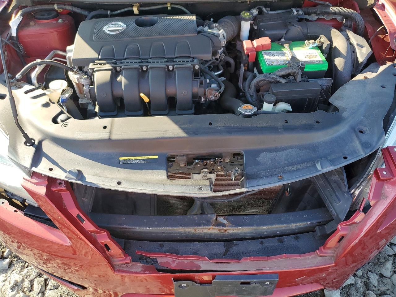 2015 Nissan Sentra Sv Бордовый vin: 3N1AB7AP7FL664913
