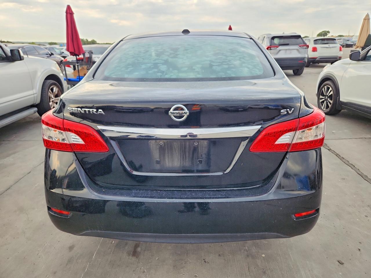 2015 Nissan Sentra Sv Black vin: 3N1AB7AP7FL666614