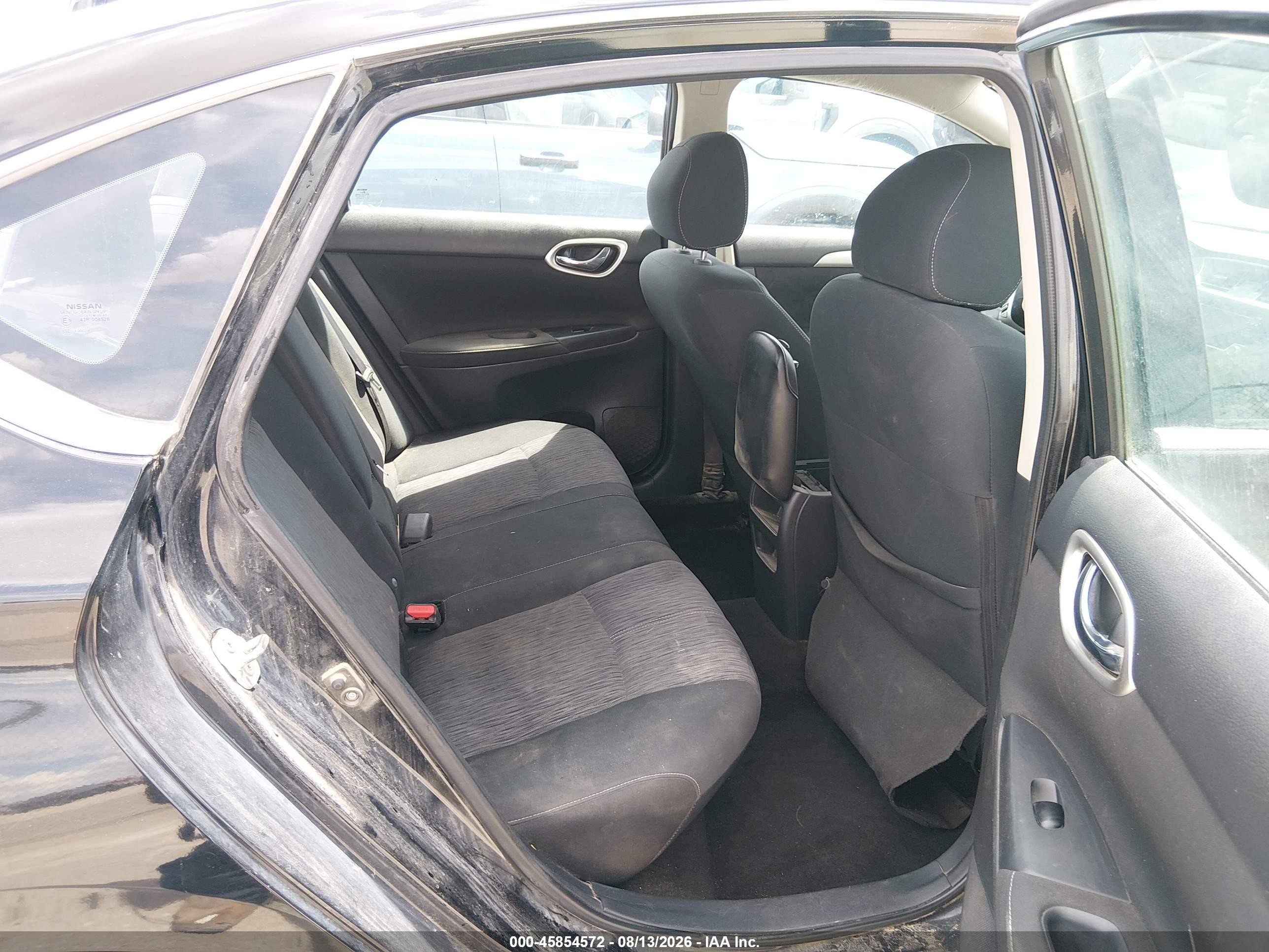2015 Nissan Sentra Sv Черный vin: 3N1AB7AP7FL676852