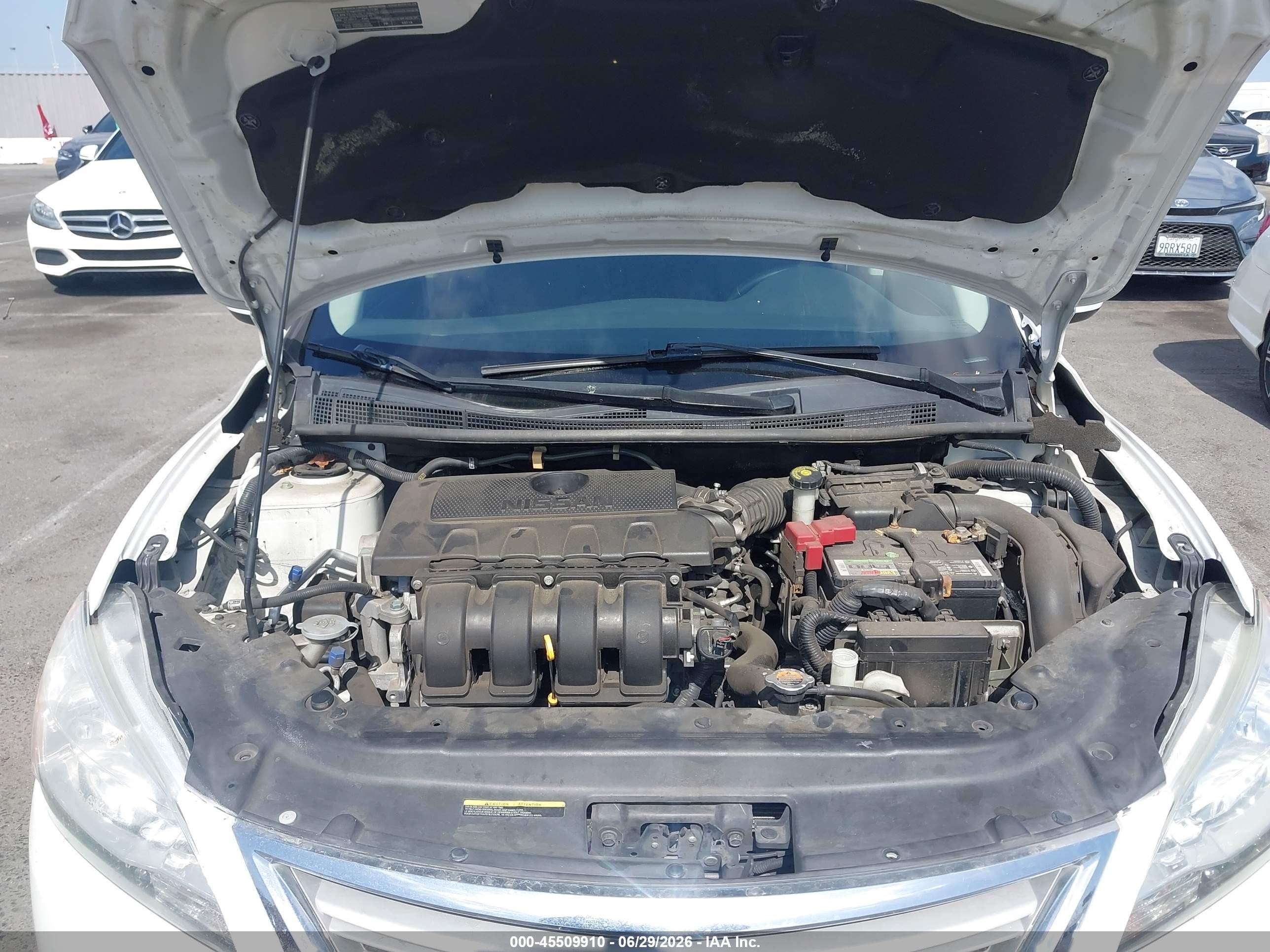 2015 Nissan Sentra Sv White vin: 3N1AB7AP7FL684269