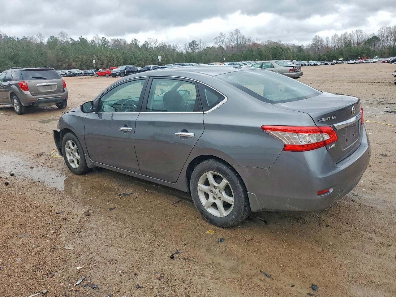 2015 Nissan Sentra Sv Серый vin: 3N1AB7AP7FL688886