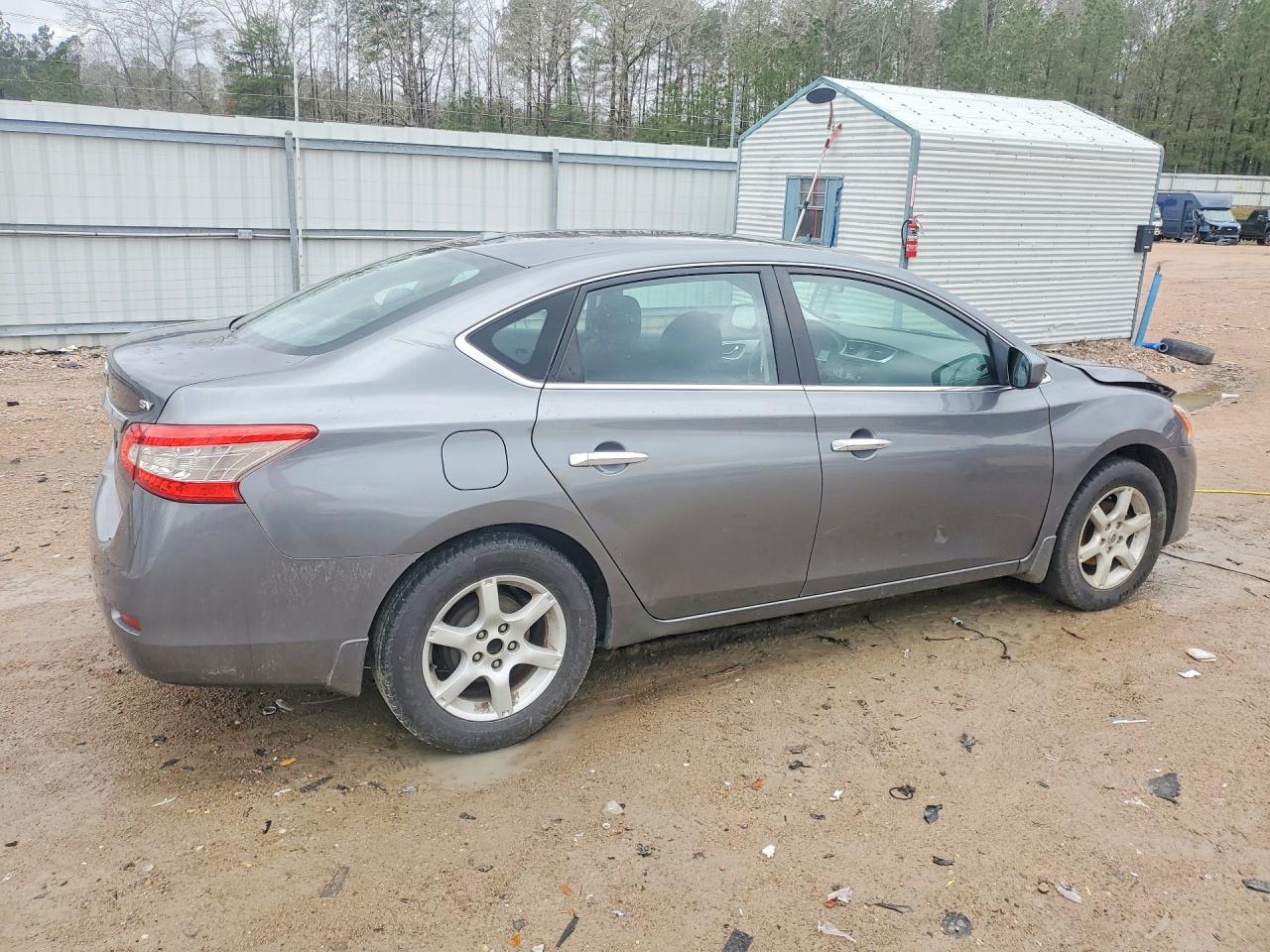 2015 Nissan Sentra Sv Серый vin: 3N1AB7AP7FL688886