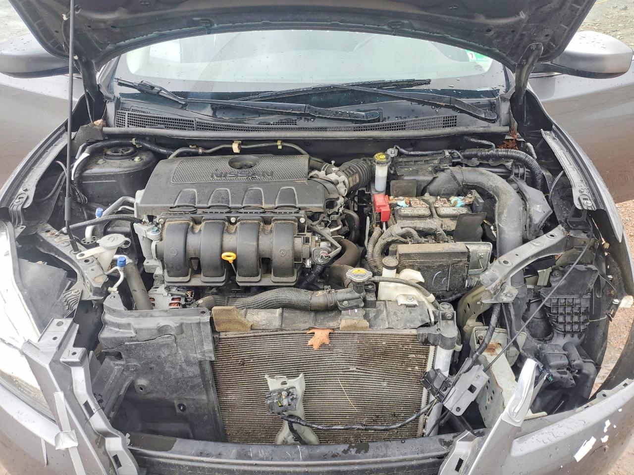 2015 Nissan Sentra Sv Серый vin: 3N1AB7AP7FL688886