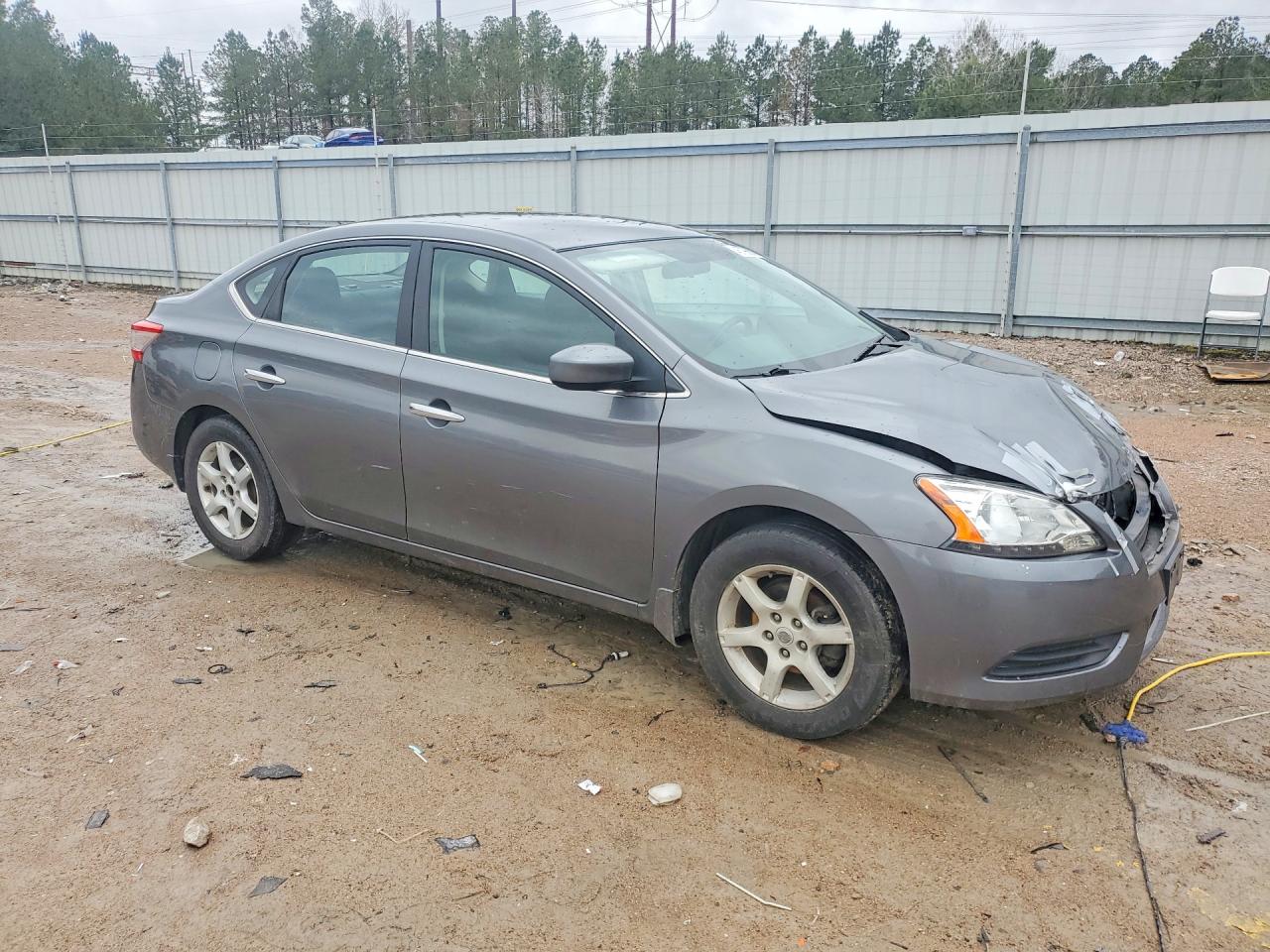 2015 Nissan Sentra Sv Серый vin: 3N1AB7AP7FL688886