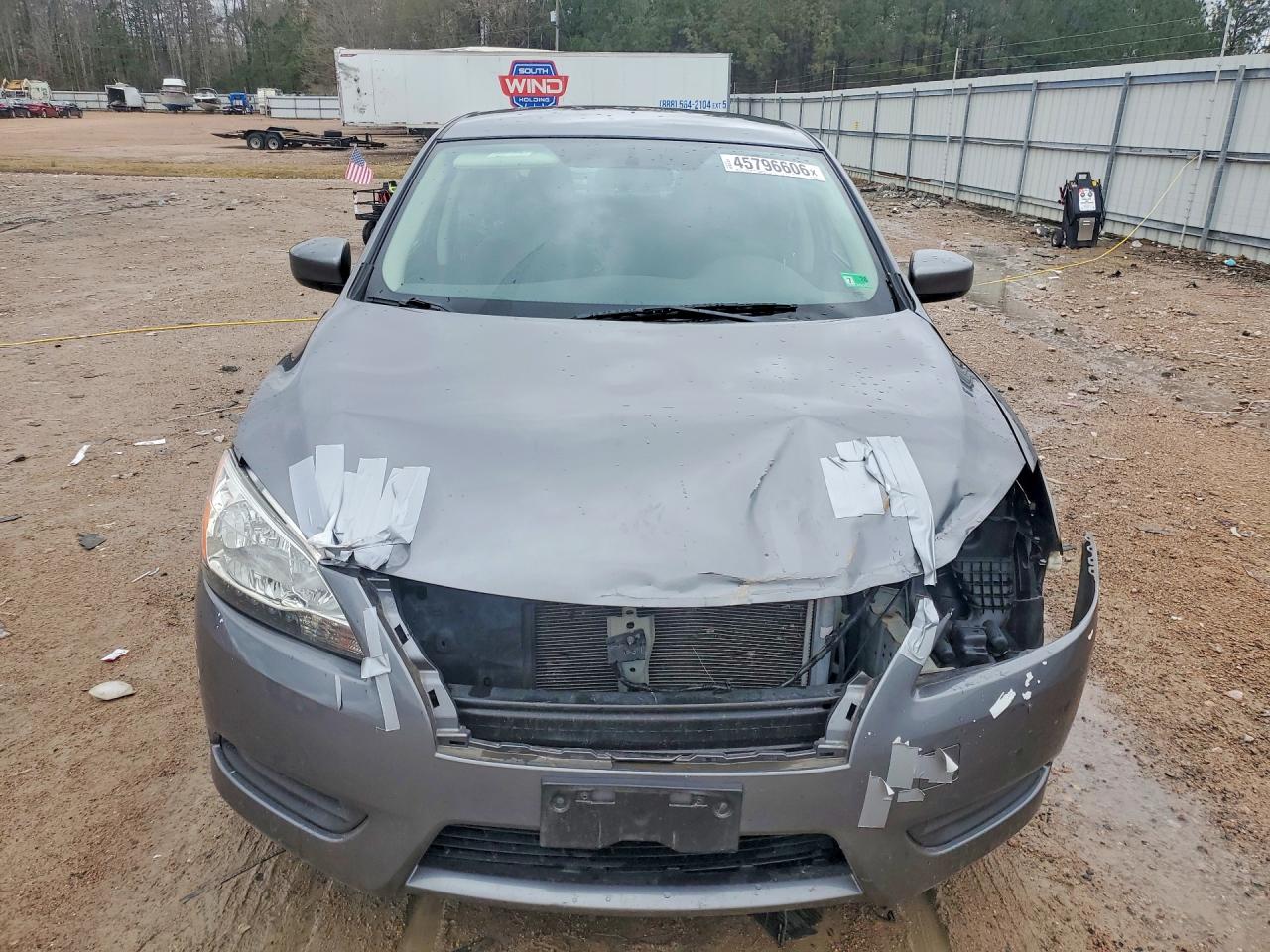2015 Nissan Sentra Sv Серый vin: 3N1AB7AP7FL688886