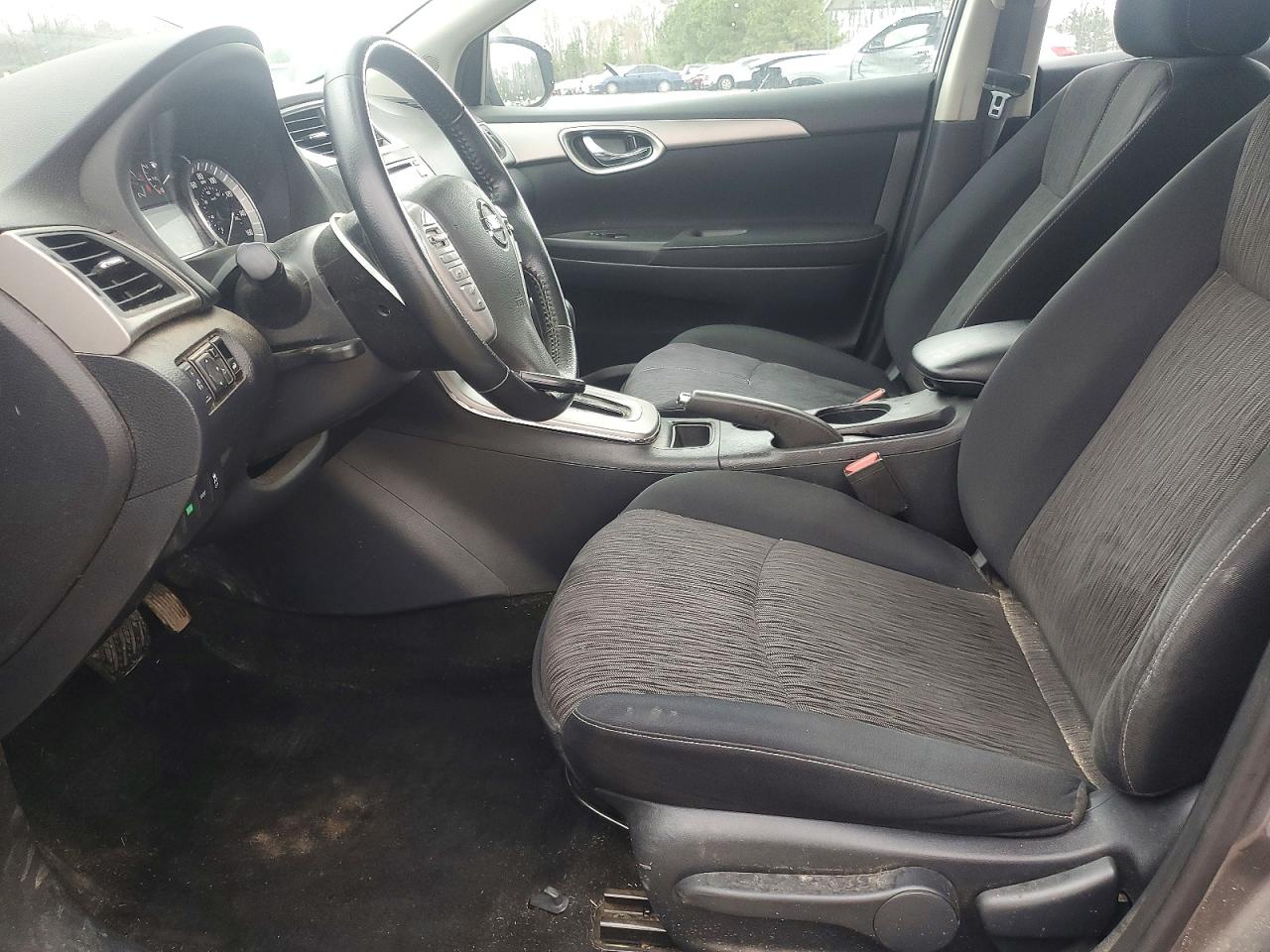 2015 Nissan Sentra Sv Серый vin: 3N1AB7AP7FL688886